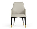 Modrest Duval Modern White & Grey Dining Chair