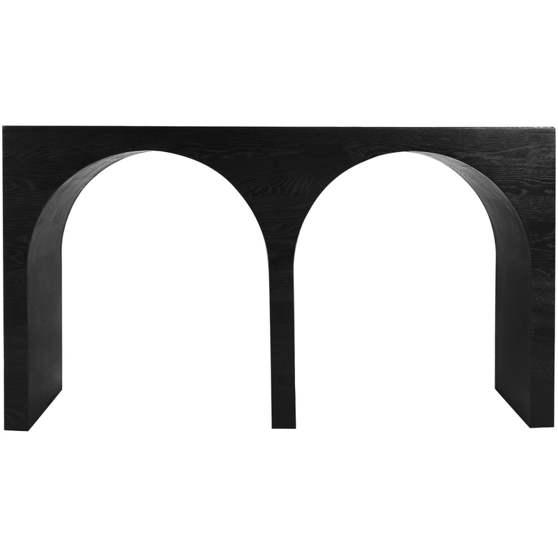 Meridian June Black Oak Console Table IMAGE 3