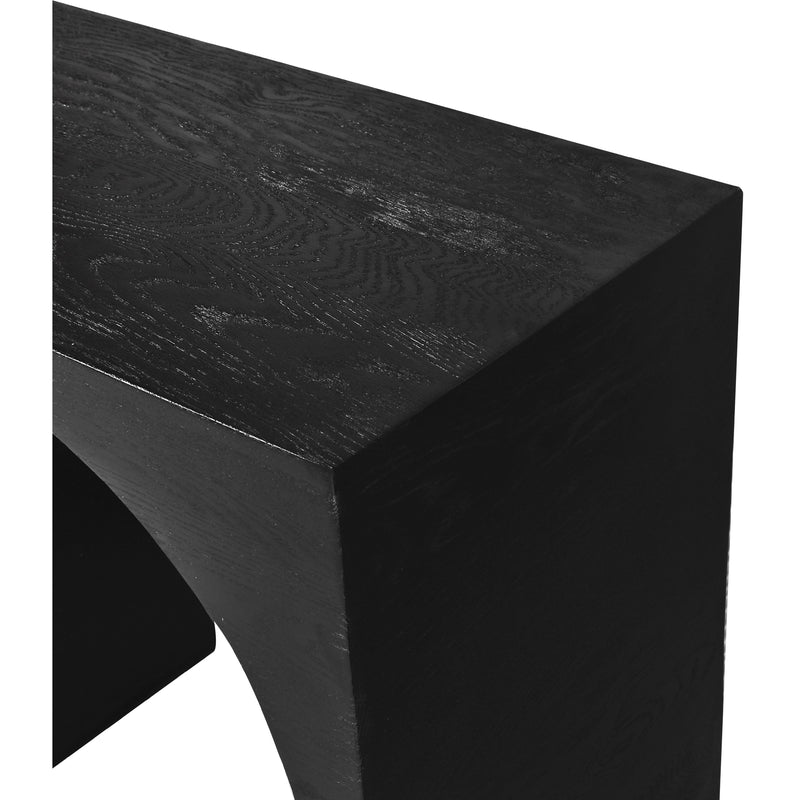 Meridian June Black Oak Console Table IMAGE 7