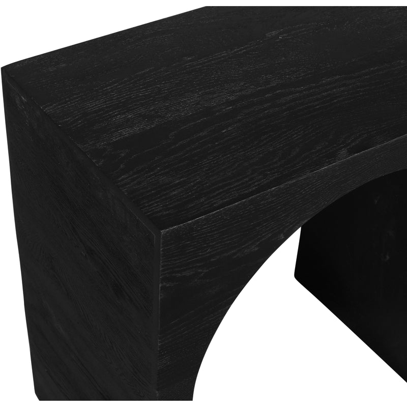 Meridian June Black Oak Console Table IMAGE 8