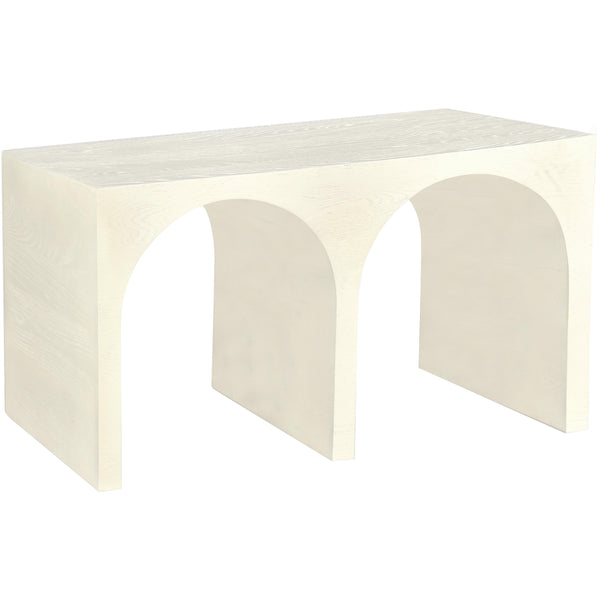 Meridian June Cream Oak Console Table IMAGE 1