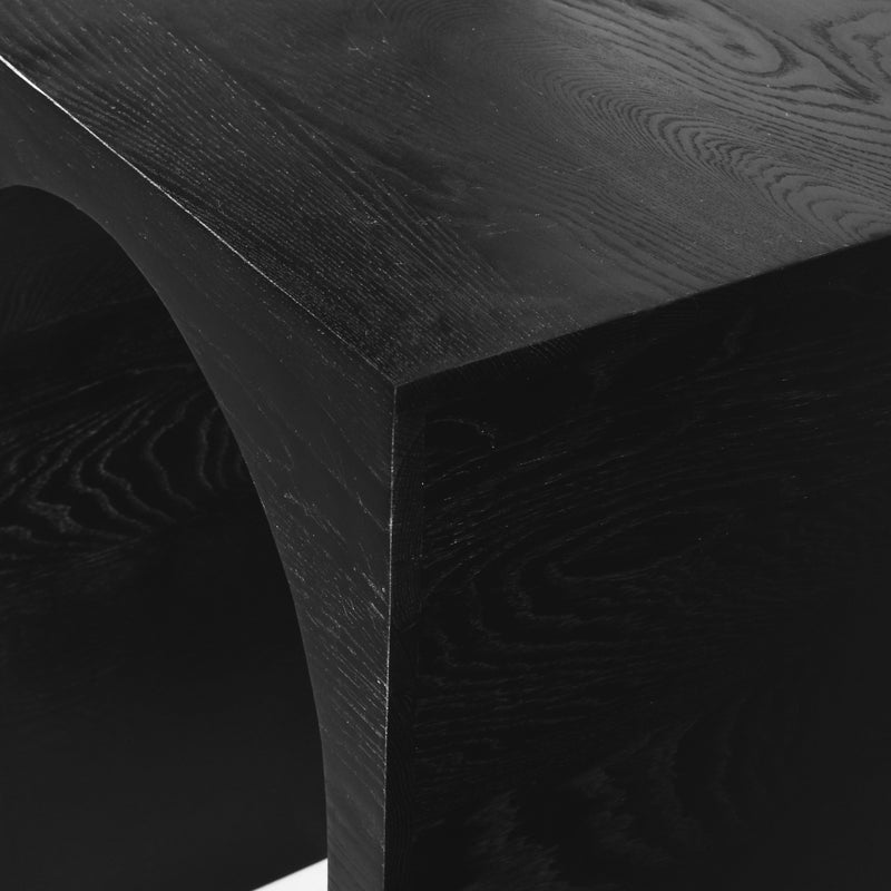 Meridian June Black Oak Console Table IMAGE 10