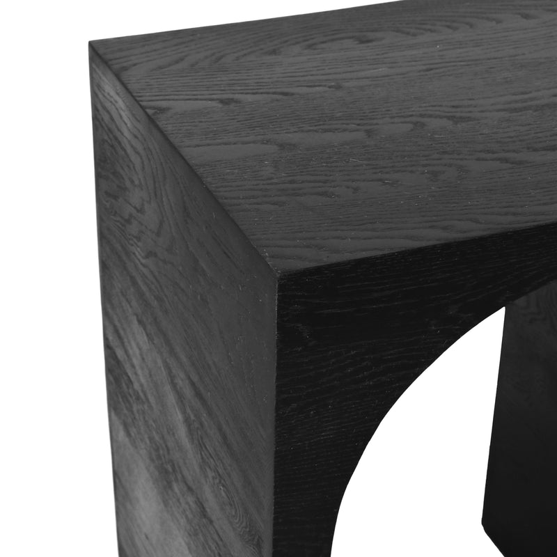 Meridian June Black Oak Console Table IMAGE 9