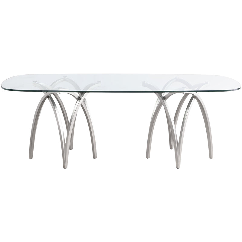 Meridian Madelyn Silver Dining Table IMAGE 3