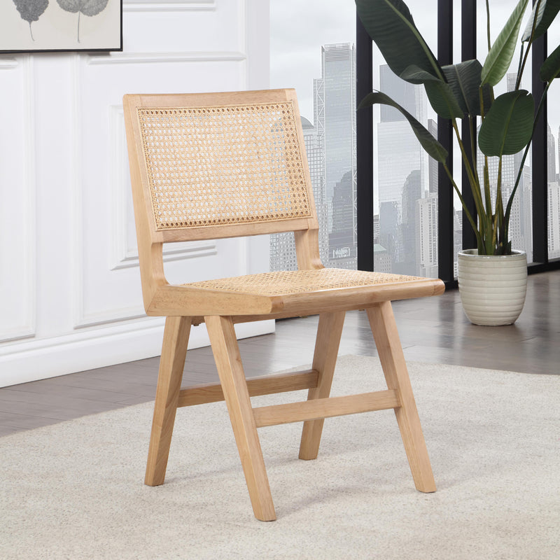 Meridian Preston Natural Wood Dining Side Chair IMAGE 8