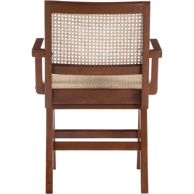 Meridian Preston Walnut Wood Dining Arm Chair IMAGE 2