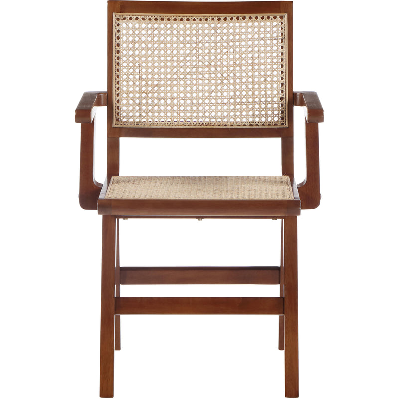 Meridian Preston Walnut Wood Dining Arm Chair IMAGE 4