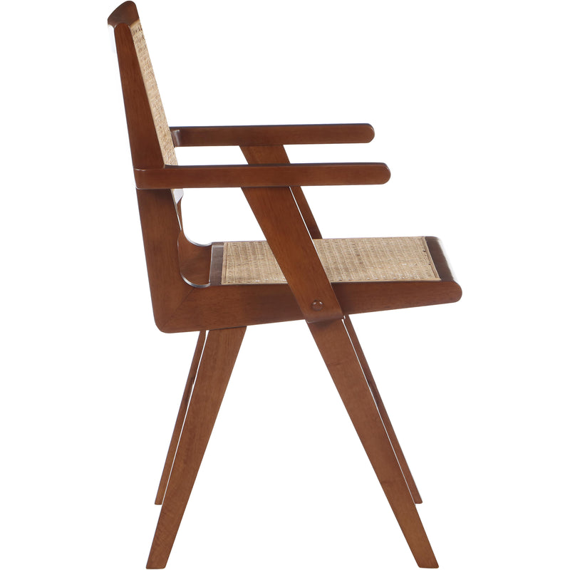 Meridian Preston Walnut Wood Dining Arm Chair IMAGE 5