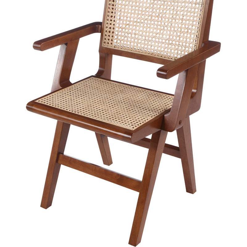 Meridian Preston Walnut Wood Dining Arm Chair IMAGE 6