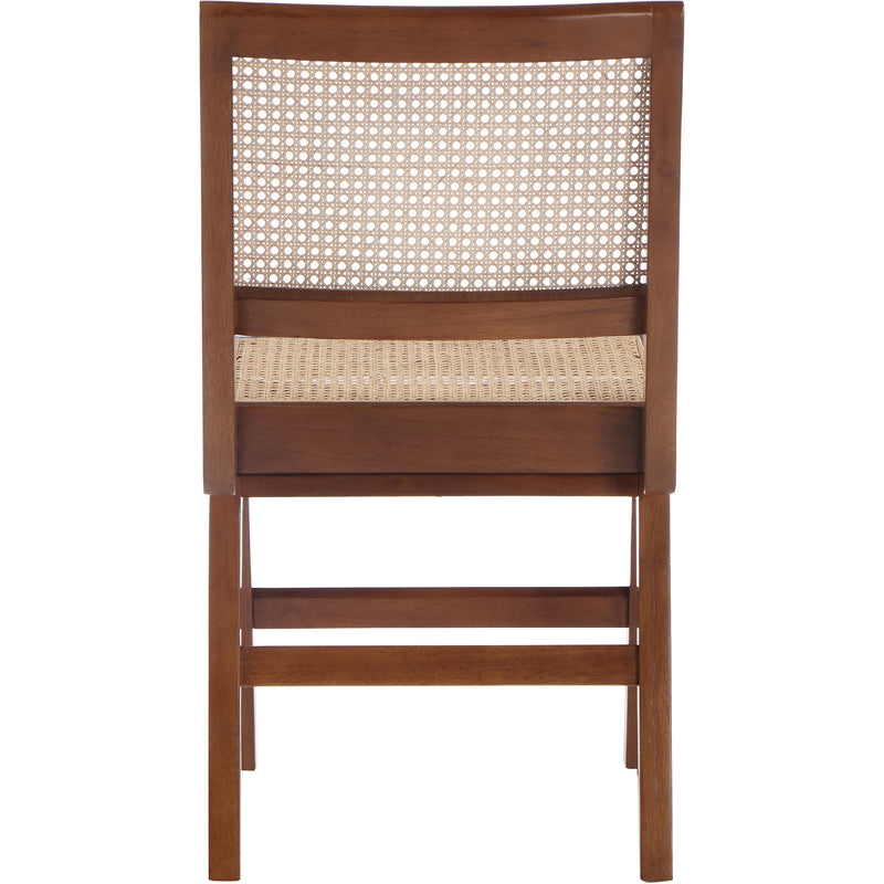 Meridian Preston Walnut Wood Dining Side Chair IMAGE 2