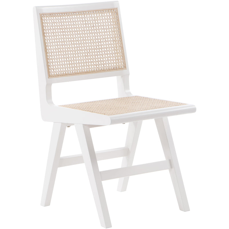 Meridian Preston White Wood Dining Side Chair IMAGE 3