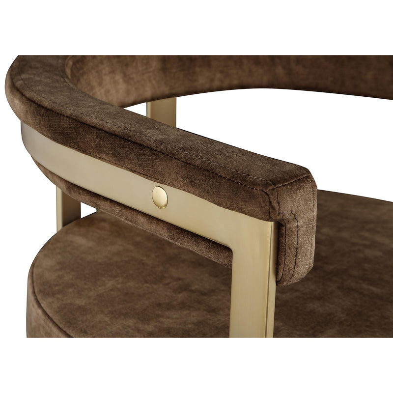 Meridian Marcello Brown Velvet Dining Chair IMAGE 5