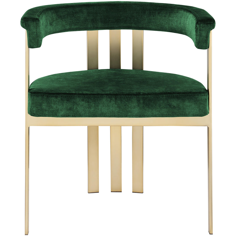 Meridian Marcello Green Velvet Dining Chair IMAGE 4