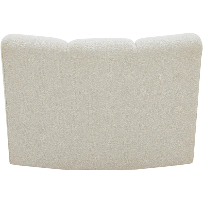 Meridian Infinity Cream Boucle Fabric Modular Chair IMAGE 4