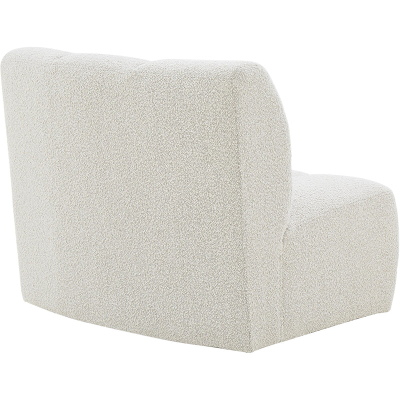 Meridian Infinity Cream Boucle Fabric Modular Chair IMAGE 5