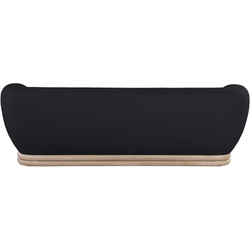 Meridian Kipton Black Boucle Fabric Sofa IMAGE 3