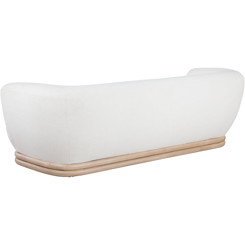 Meridian Kipton Cream Boucle Fabric Sofa IMAGE 4