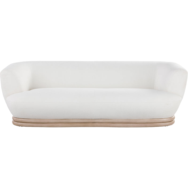 Meridian Kipton Cream Boucle Fabric Sofa IMAGE 6