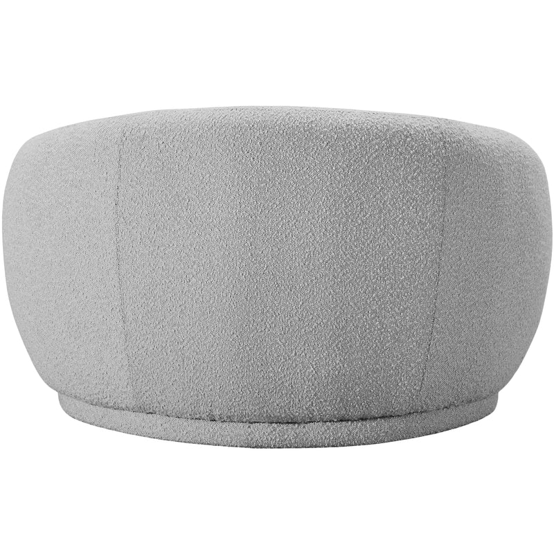 Meridian Hyde Grey Boucle Fabric Chair IMAGE 3