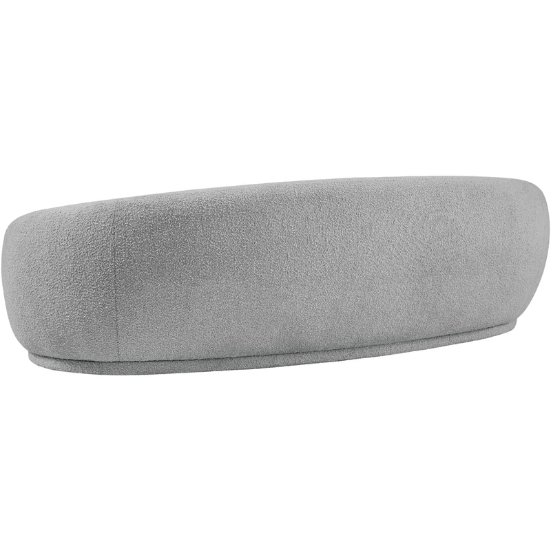 Meridian Hyde Grey Boucle Fabric Sofa IMAGE 4