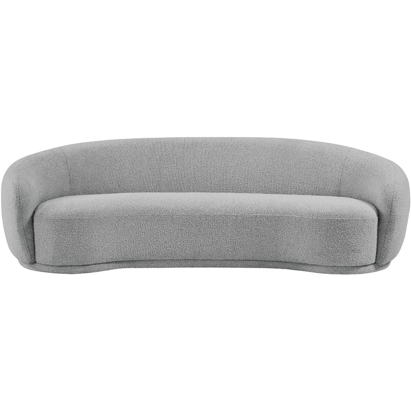 Meridian Hyde Grey Boucle Fabric Sofa IMAGE 5