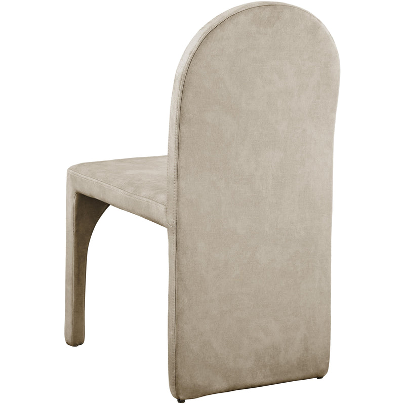 Meridian Summer Stone Velvet Dining Side Chair IMAGE 2