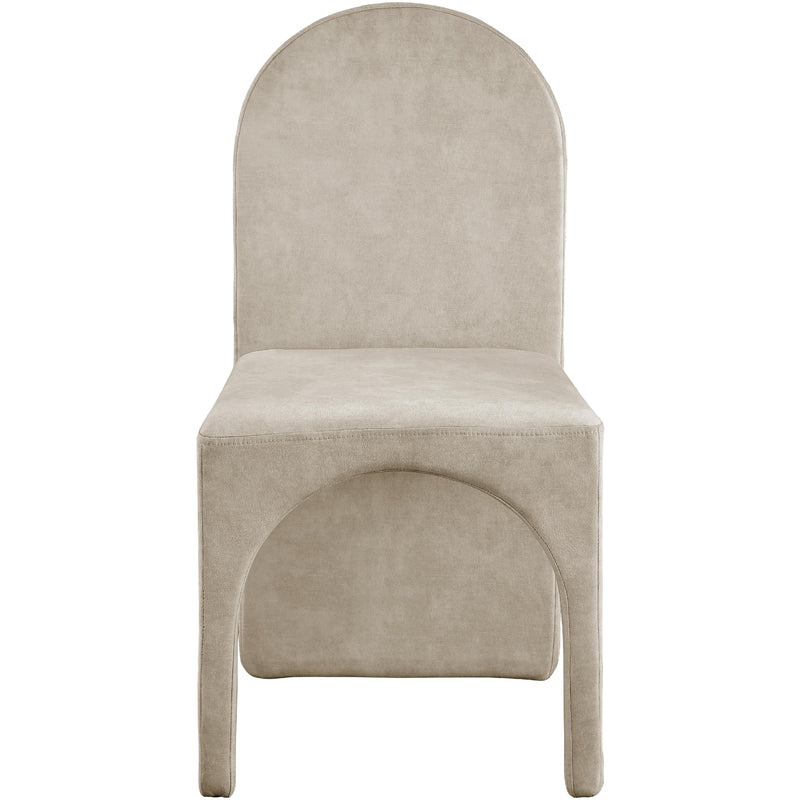 Meridian Summer Stone Velvet Dining Side Chair IMAGE 4