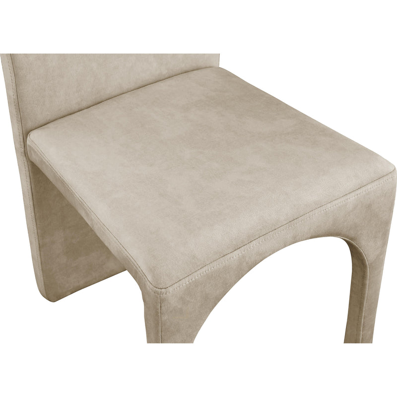 Meridian Summer Stone Velvet Dining Side Chair IMAGE 5