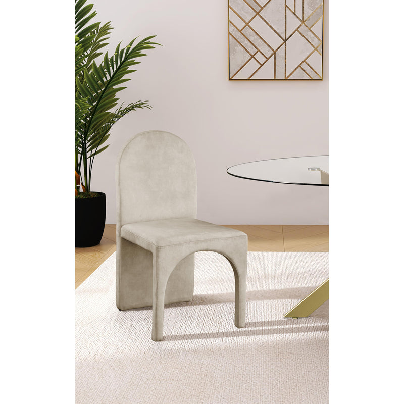 Meridian Summer Stone Velvet Dining Side Chair IMAGE 6