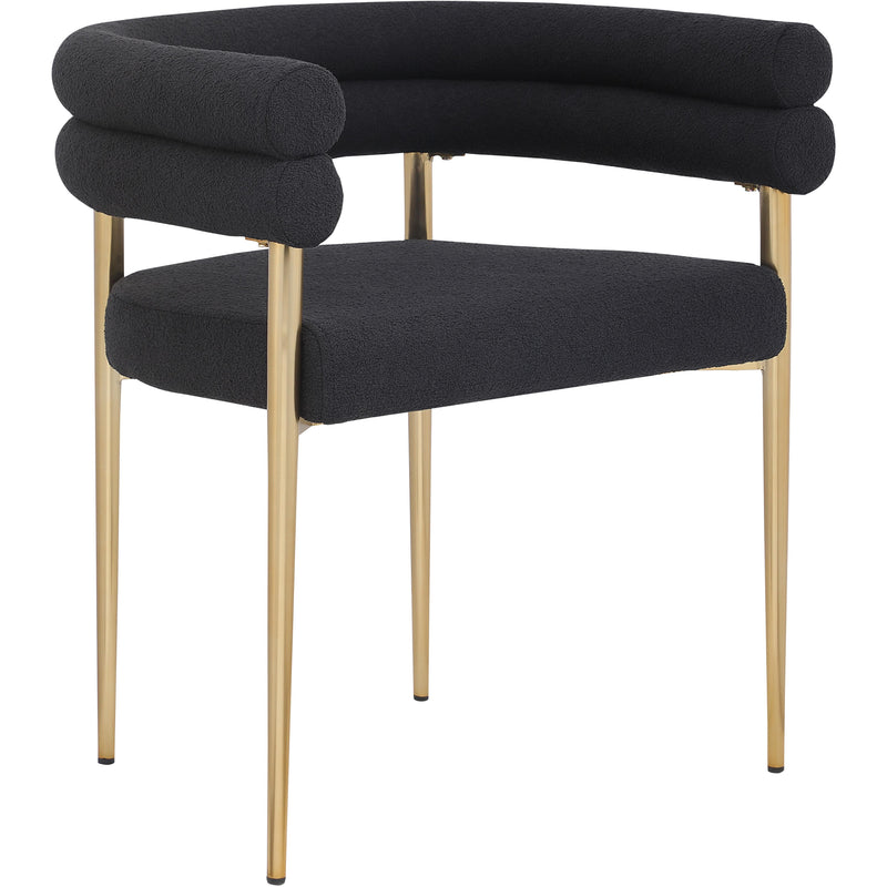 Meridian Brielle Black Fabric Dining Chair IMAGE 3