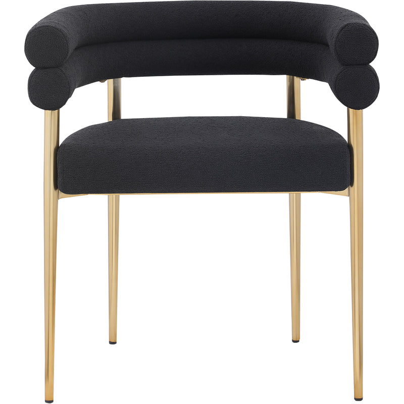 Meridian Brielle Black Fabric Dining Chair IMAGE 4