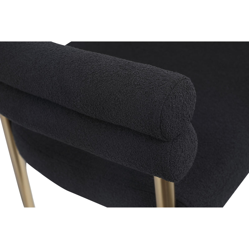 Meridian Brielle Black Fabric Dining Chair IMAGE 5