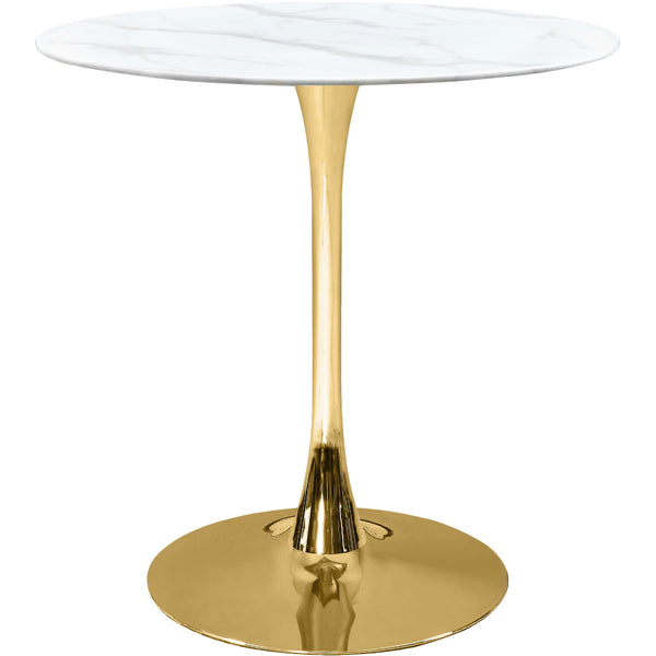 Meridian Tulip Gold Counter Height Table (3 Boxes) IMAGE 1