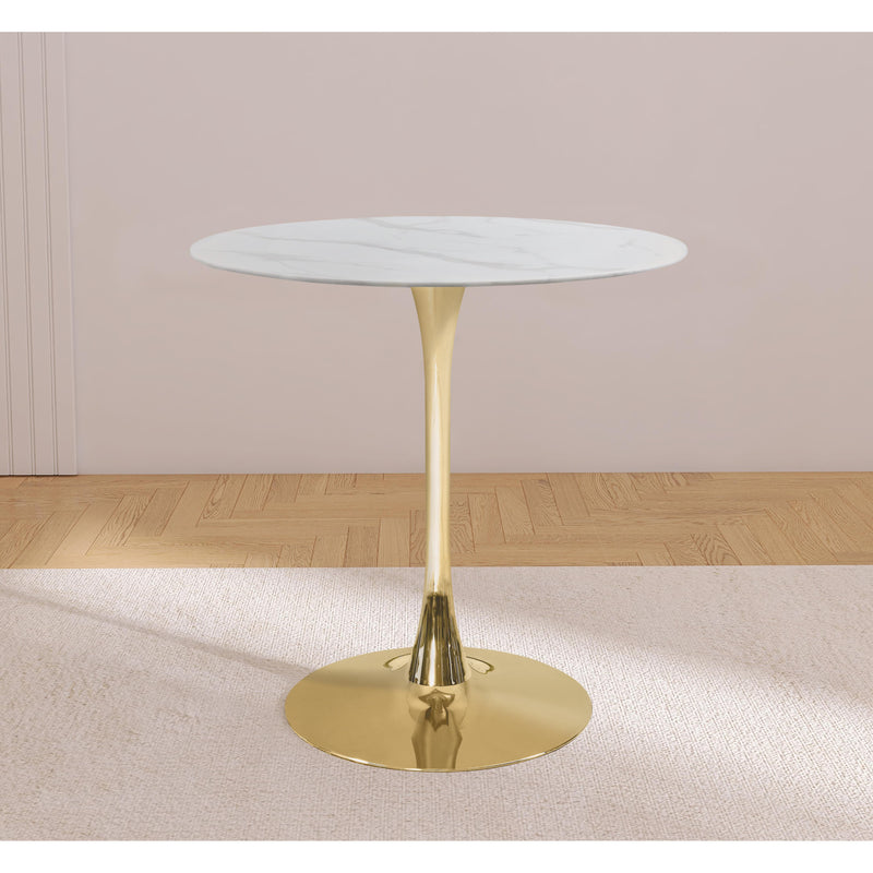 Meridian Tulip Gold Counter Height Table (3 Boxes) IMAGE 3