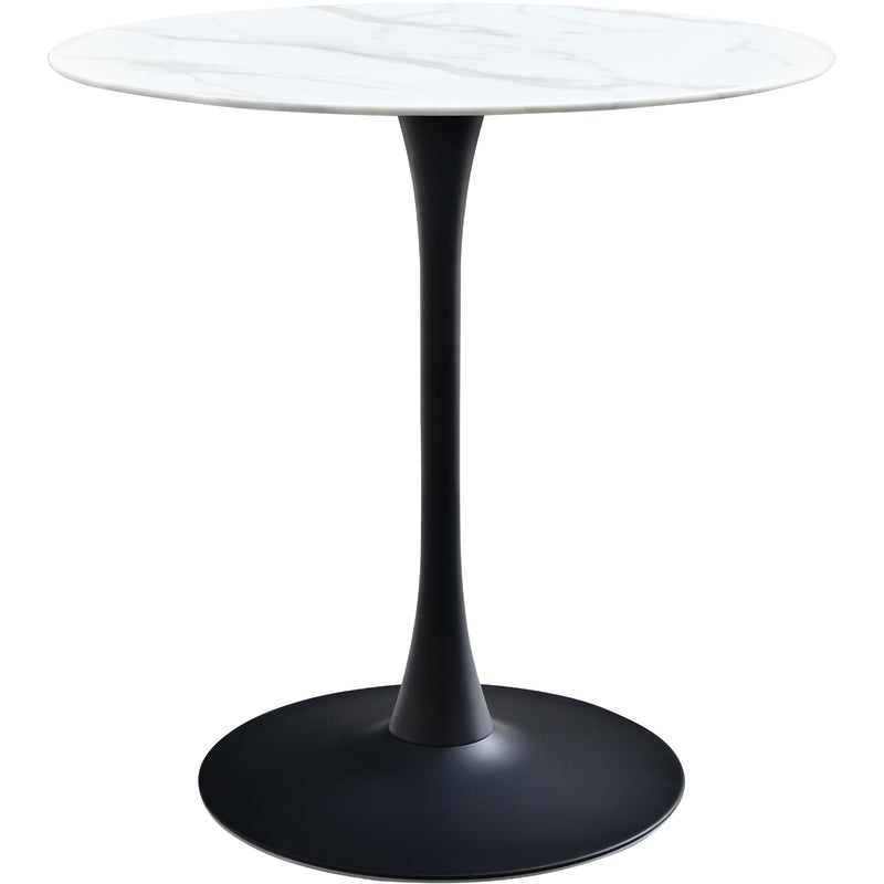 Meridian Tulip Matte Black Counter Height Table (3 Boxes) IMAGE 1