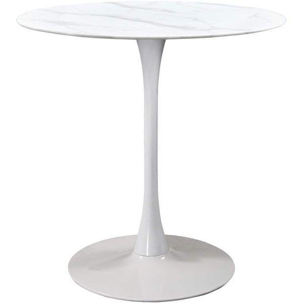 Meridian Tulip White Counter Height Table (3 Boxes) IMAGE 1