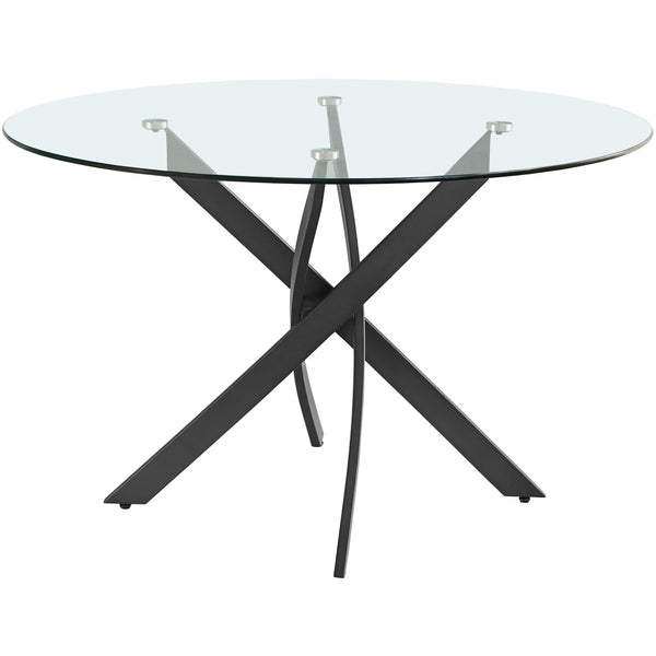 Meridian Xander Matte Black Dining Table IMAGE 1