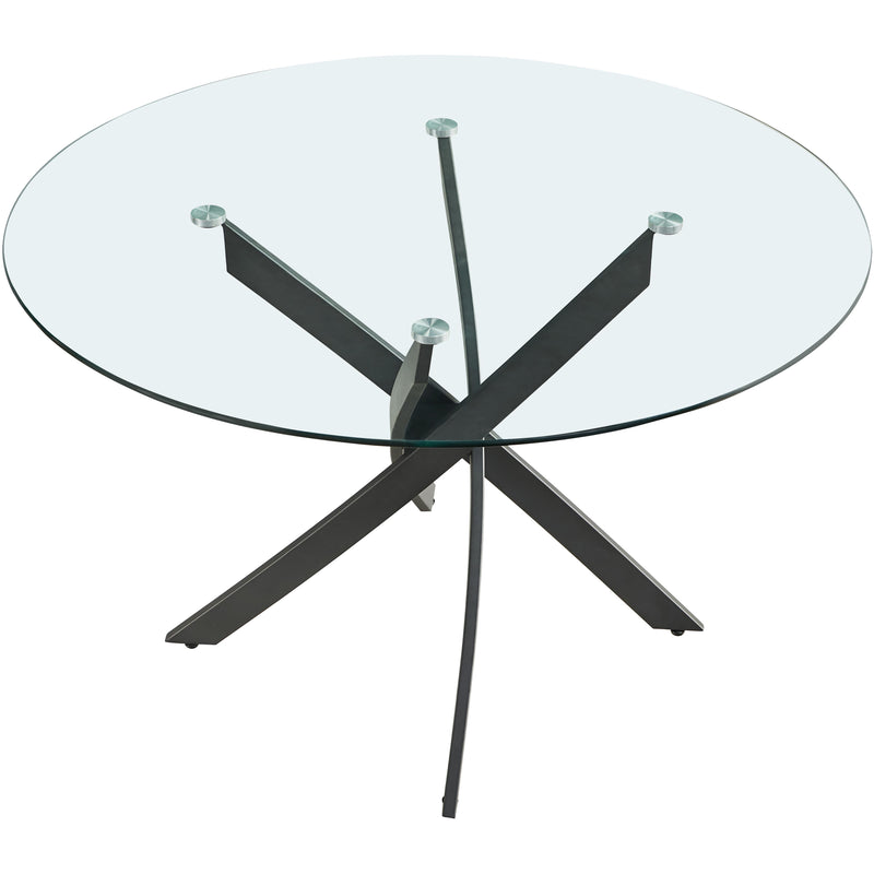 Meridian Xander Matte Black Dining Table IMAGE 3