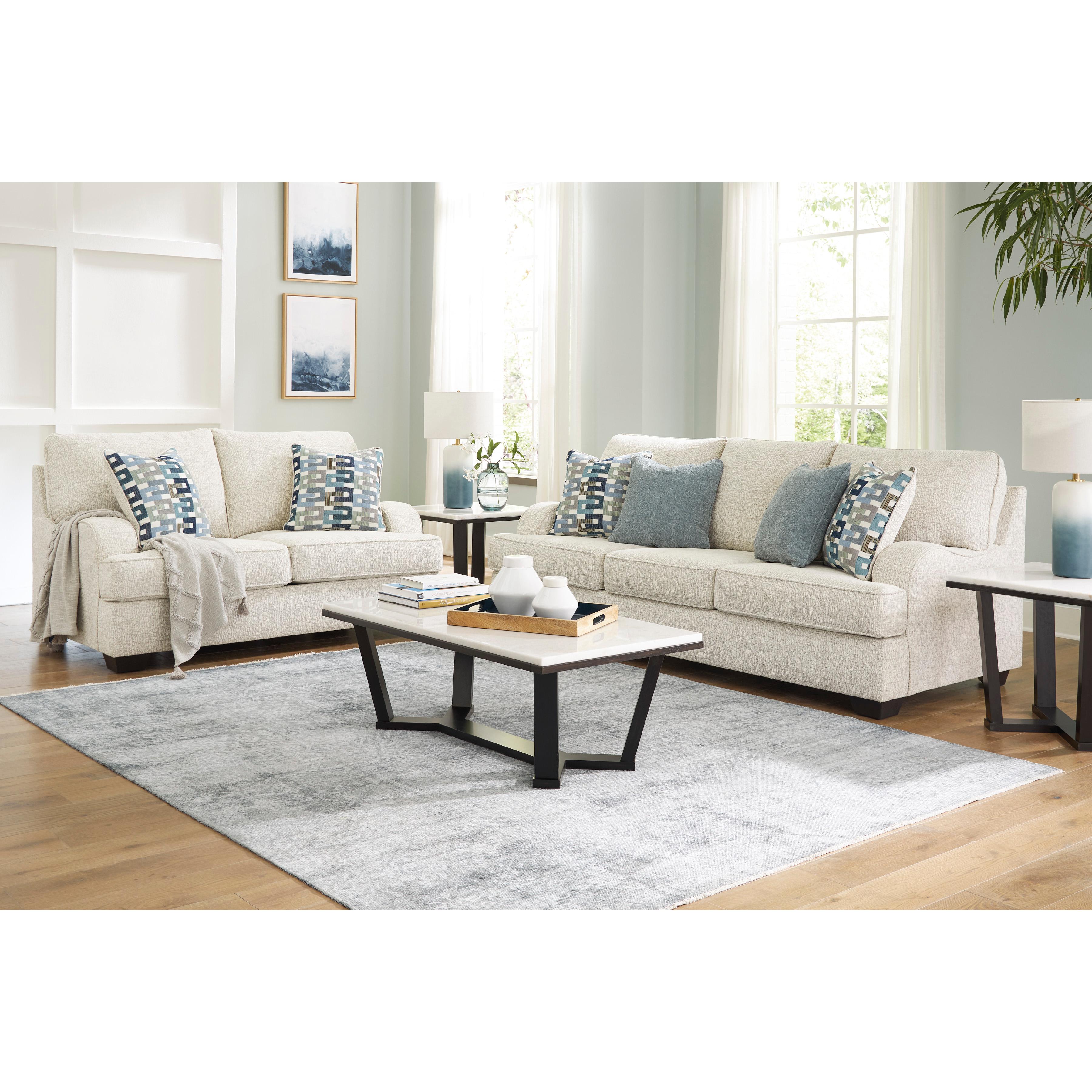 Signature Design by Ashley Valerano Stationary Fabric Loveseat 3340435 IMAGE 7