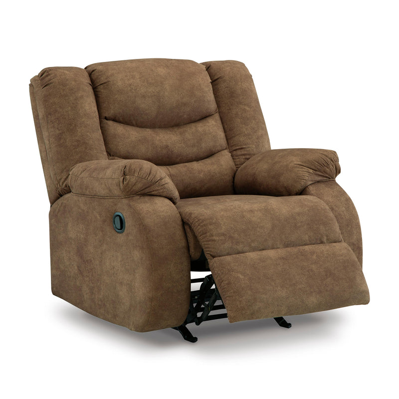 Signature Design by Ashley Partymate Rocker Leather Look Recliner 3690225 IMAGE 2