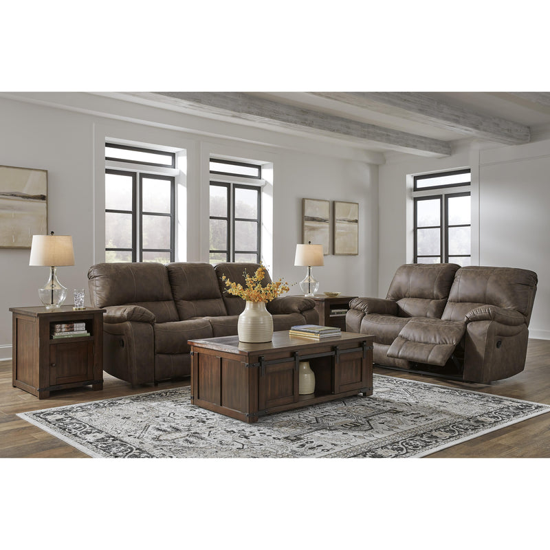 Signature Design by Ashley Kilmartin Reclining Leather Look Loveseat 4240486 IMAGE 8