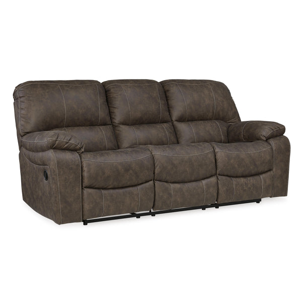 Signature Design by Ashley Kilmartin Reclining Leather Look Sofa 4240488 IMAGE 1