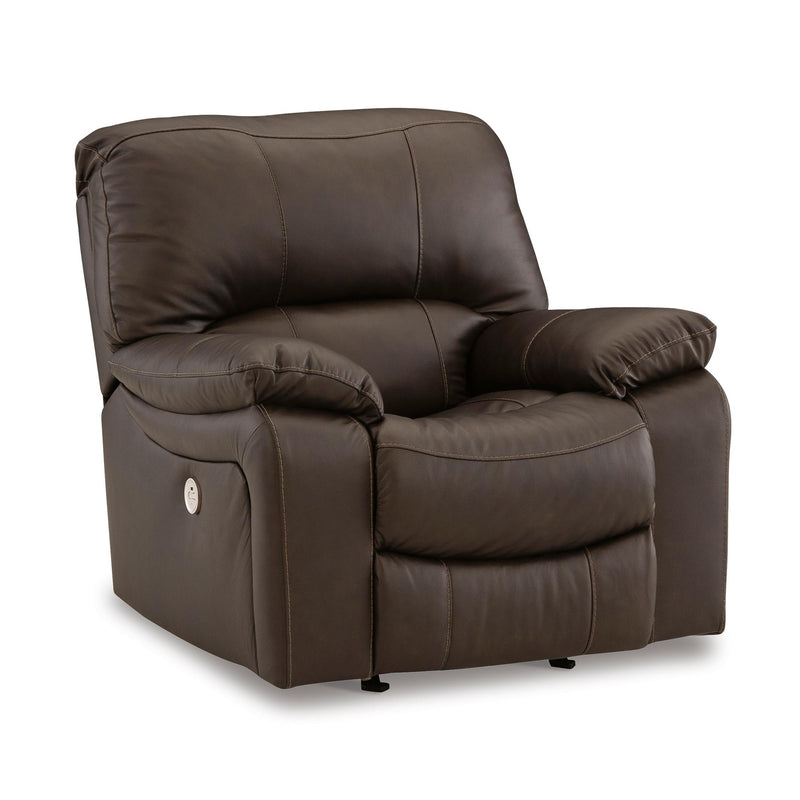 Signature Design by Ashley Leesworth Power Rocker Leather Match Recliner U4380898 IMAGE 1