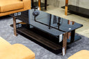 Modrest Leroy Modern Ebony & Rosegold Coffee Table