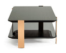 Modrest Leroy Modern Ebony & Rosegold Coffee Table