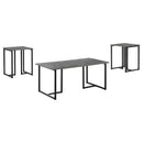 Nyla  Engineered Wood Coffee Table Set Weathered Grey