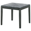 Mozzi  Coffee and End Table Set Grey Faux Marble