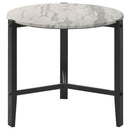 Tandi  Faux Marble Coffee and End Table Set White
