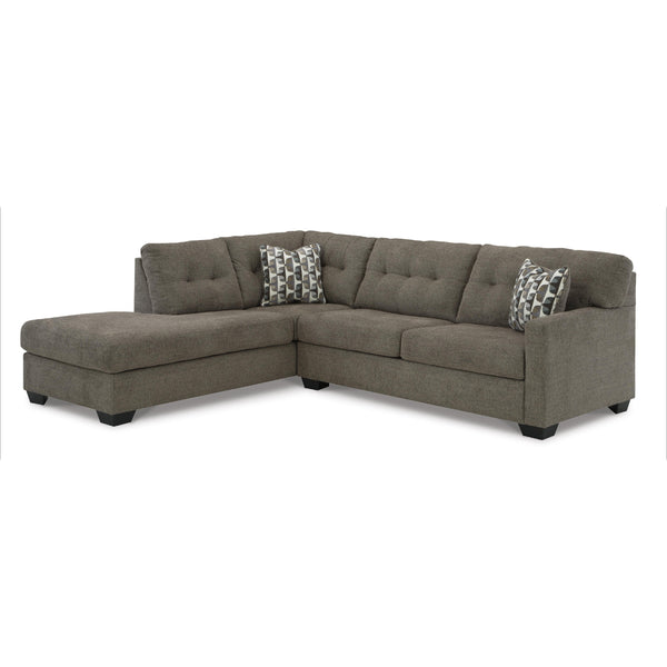 Signature Design by Ashley Mahoney Fabric Full Sleeper Sectional 3100516/3100583 IMAGE 1