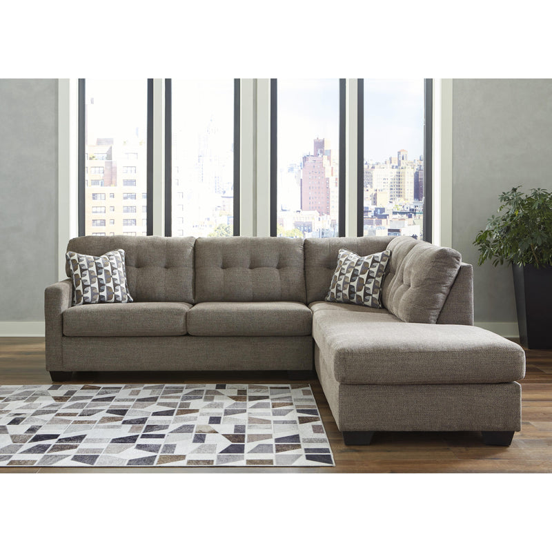 Signature Design by Ashley Mahoney Fabric Full Sleeper Sectional 3100510/3100517 IMAGE 3